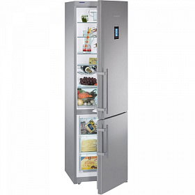 Серебристый холодильник Liebherr CNPes 4056