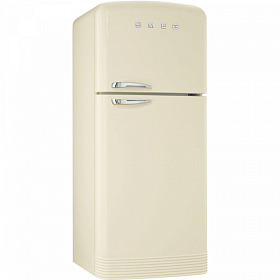 Холодильник молочного цвета Smeg FAB50P