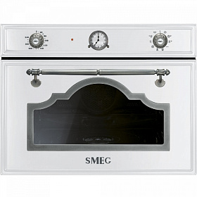 Белый электрический духовой шкаф Smeg SF4750VCBS Cortina