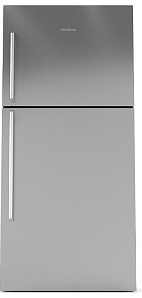 Двухкамерный холодильник ноу фрост Hyundai CT6045FIX нержавеющая сталь