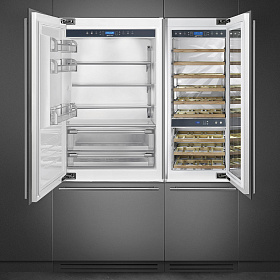 Встраиваемый двухкамерный холодильник с no frost Smeg RI96LSI фото 3 фото 3