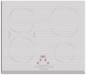 Индукционная светлая варочная панель Zigmund & Shtain CIS 189.60 WX