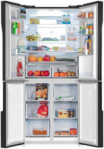Двухкамерный холодильник класса А+ Maunfeld MFF181NFSB