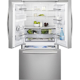 Серый холодильник Electrolux EN6084JOX