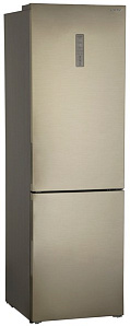 Бежевый двухкамерный холодильник Sharp SJB340XSCH