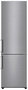 Серый холодильник LG GA-B 509 BMJZ серебристый