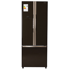 Широкий холодильник с нижней морозильной камерой HITACHI R-WB482PU2GBW