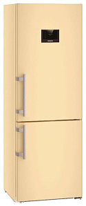Бежевый холодильник с зоной свежести Liebherr CBNbe 5778