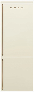 Бежевый холодильник в стиле ретро Smeg FA8005RPO