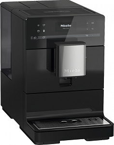 Кофемашина с автоматическим капучинатором для офиса Miele CM 5300 Obsidian Black
