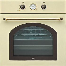 Встраиваемый электрический бежевый духовой шкаф 60 см Teka HR 550 BEIGE B