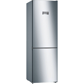 Серебристый холодильник Bosch VitaFresh KGN36VI21R
